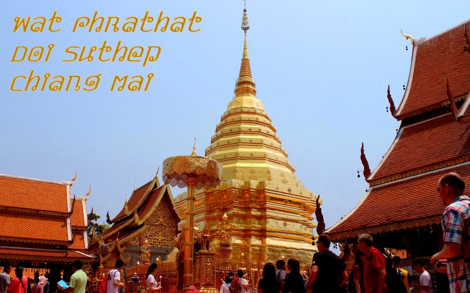 Foto: Tempelanlage  Wat Phrathat Doi Suthep in Chiang Mai 